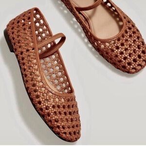 Joie Women's Tan Woven Flats